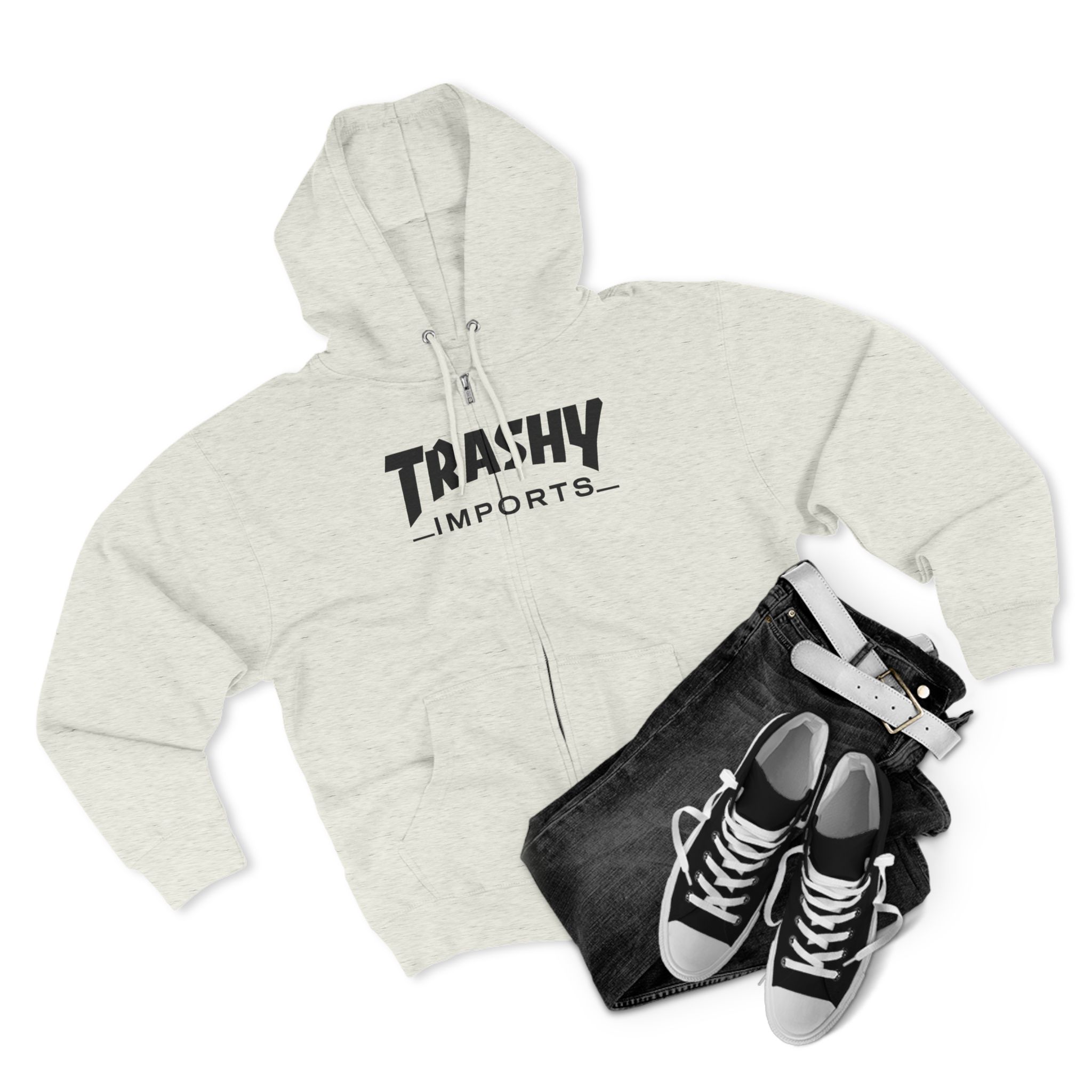 Unisex Zip Hoodie Trashy Imports - Image 7