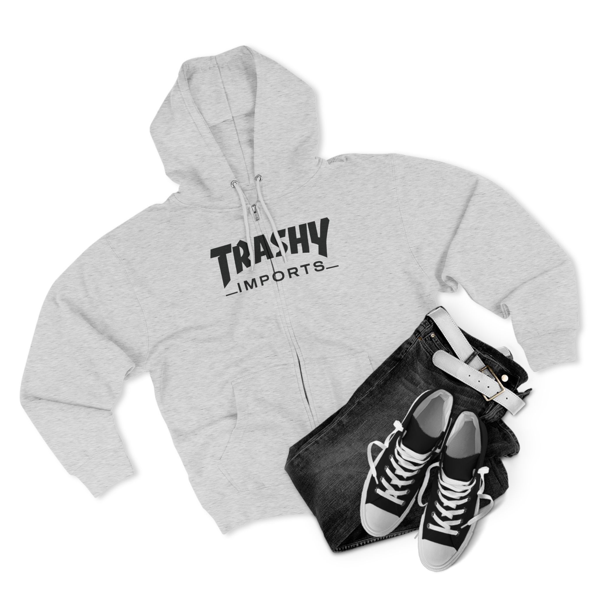 Unisex Zip Hoodie Trashy Imports - Image 3