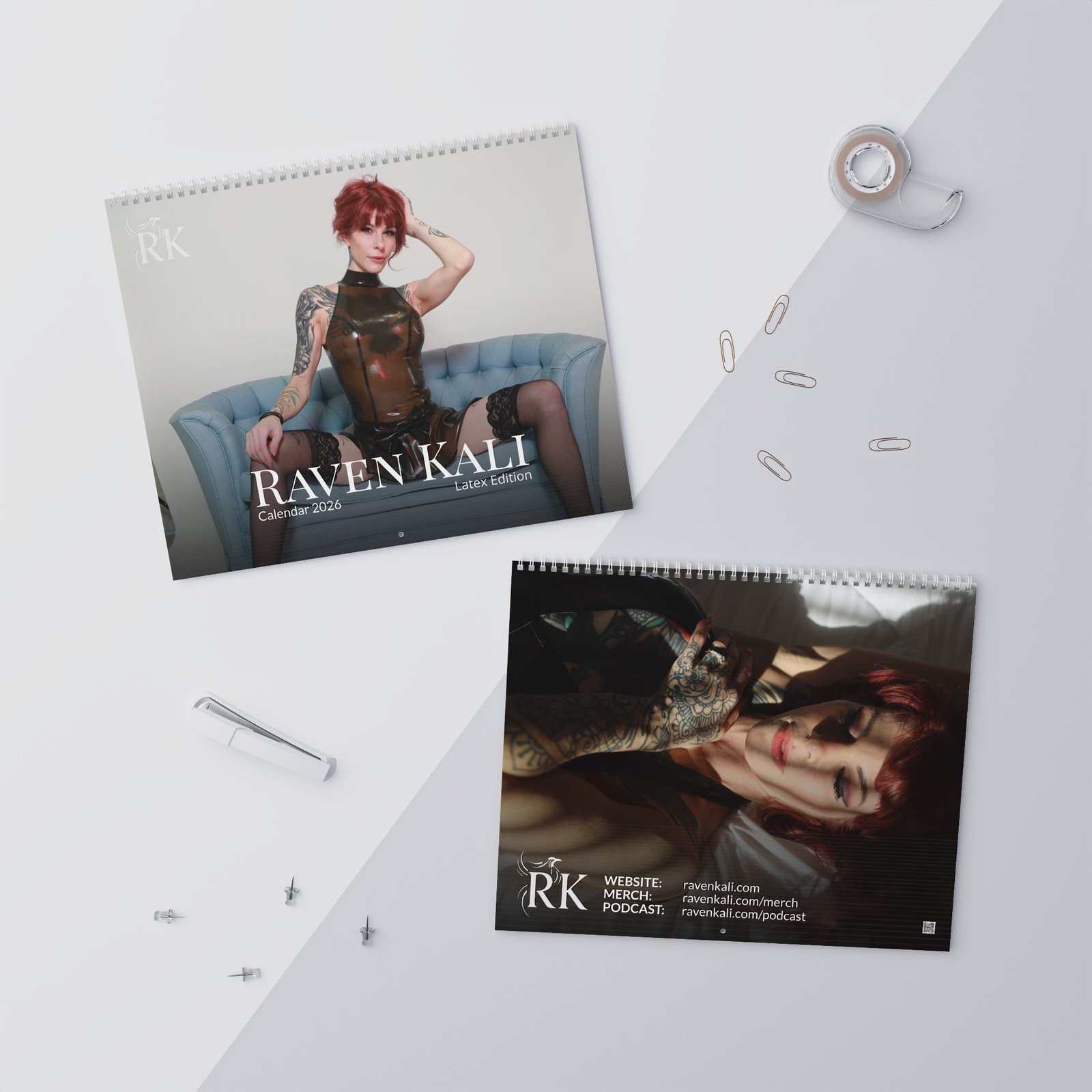 Raven Kali Latex Edition Wall Calendar 2026 - Image 3