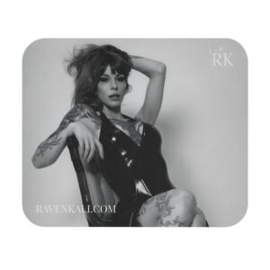 Raven Kali Latex Noir Mouse Pad