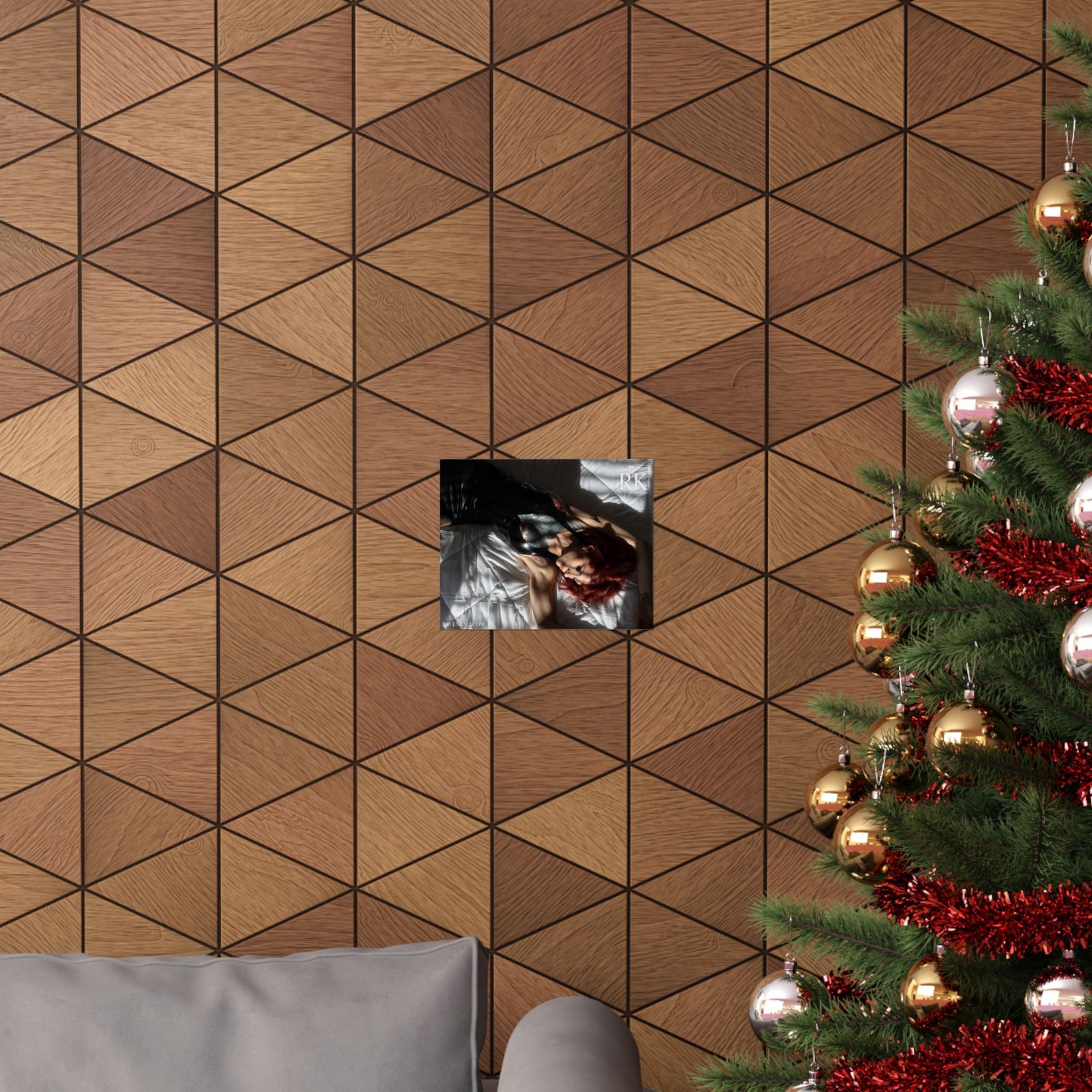 Raven Kali Peering Through Latex Poster - Image 4