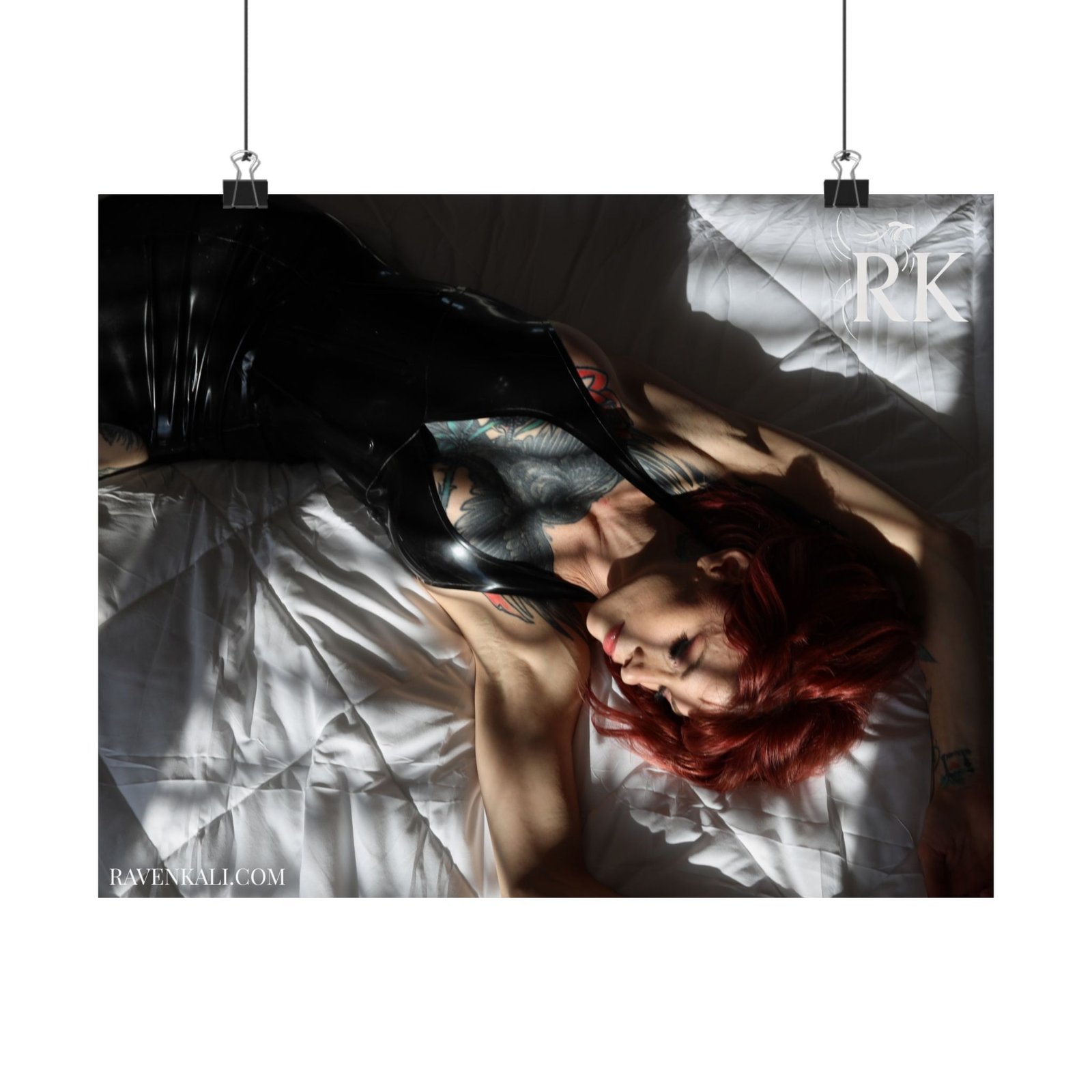 Raven Kali Peering Through Latex Poster - Image 5