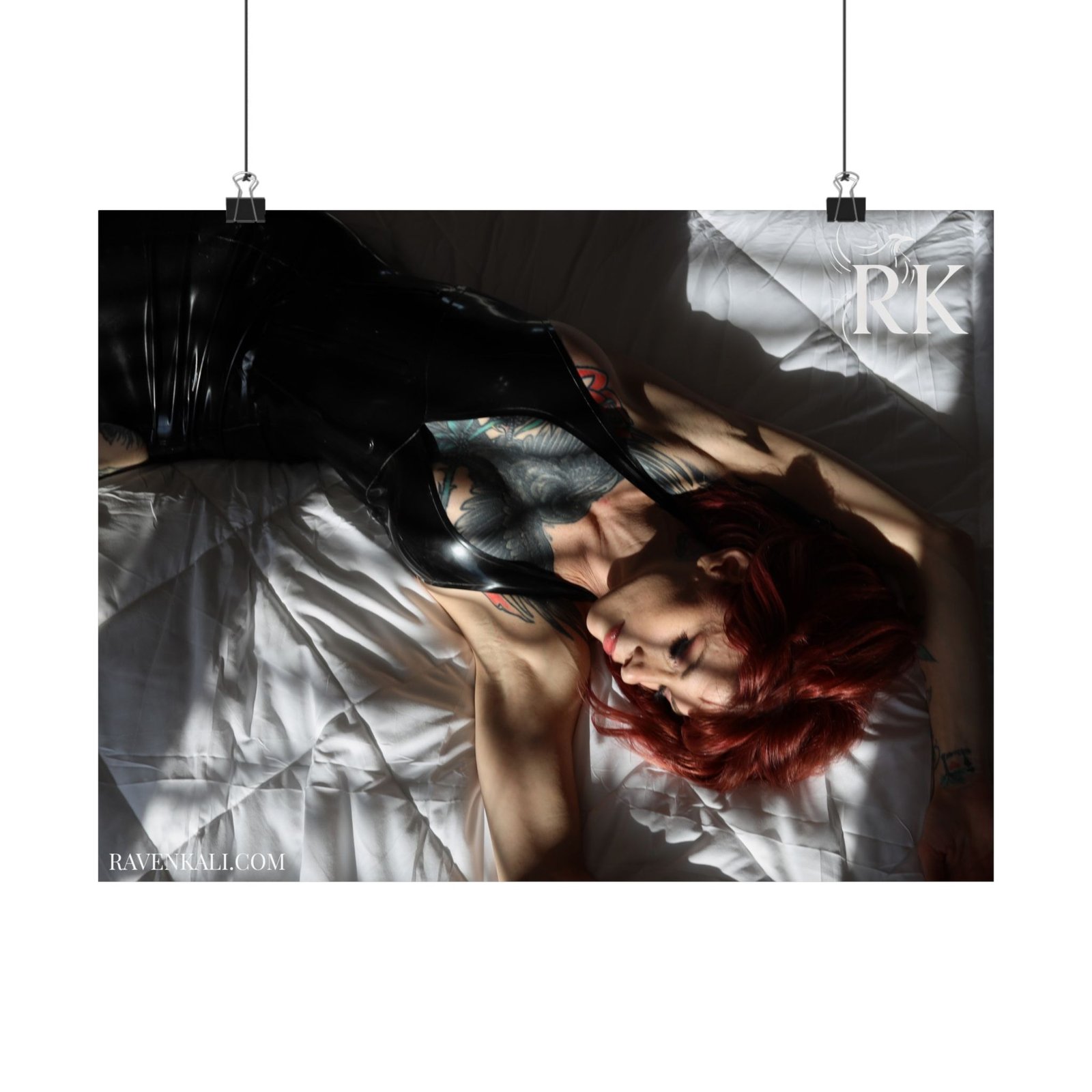 Raven Kali Peering Through Latex Poster - Image 9