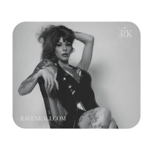 Raven Kali Latex Noir Mouse Pad
