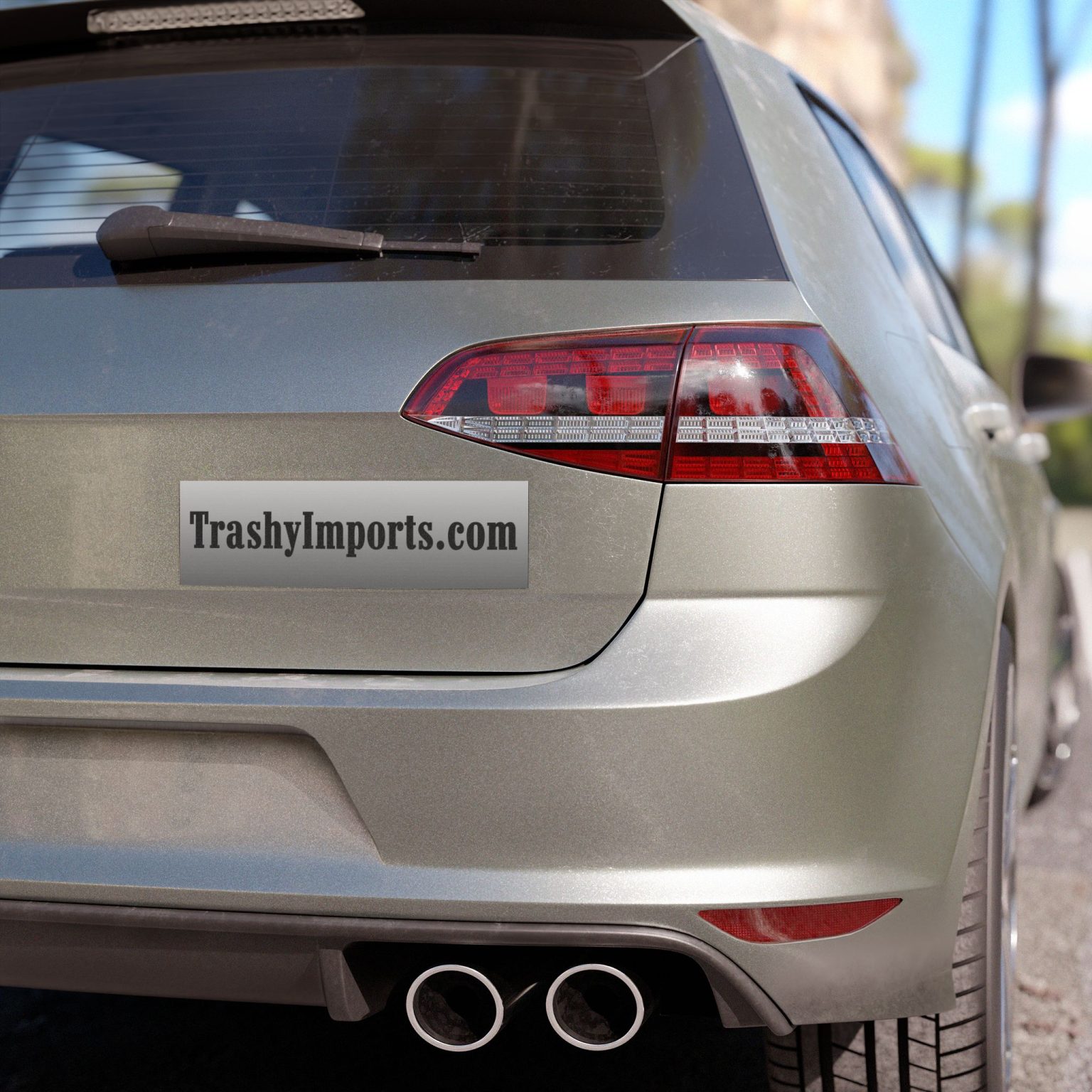 Car Magnet — TrashyImports.com Logo Strip - Image 3