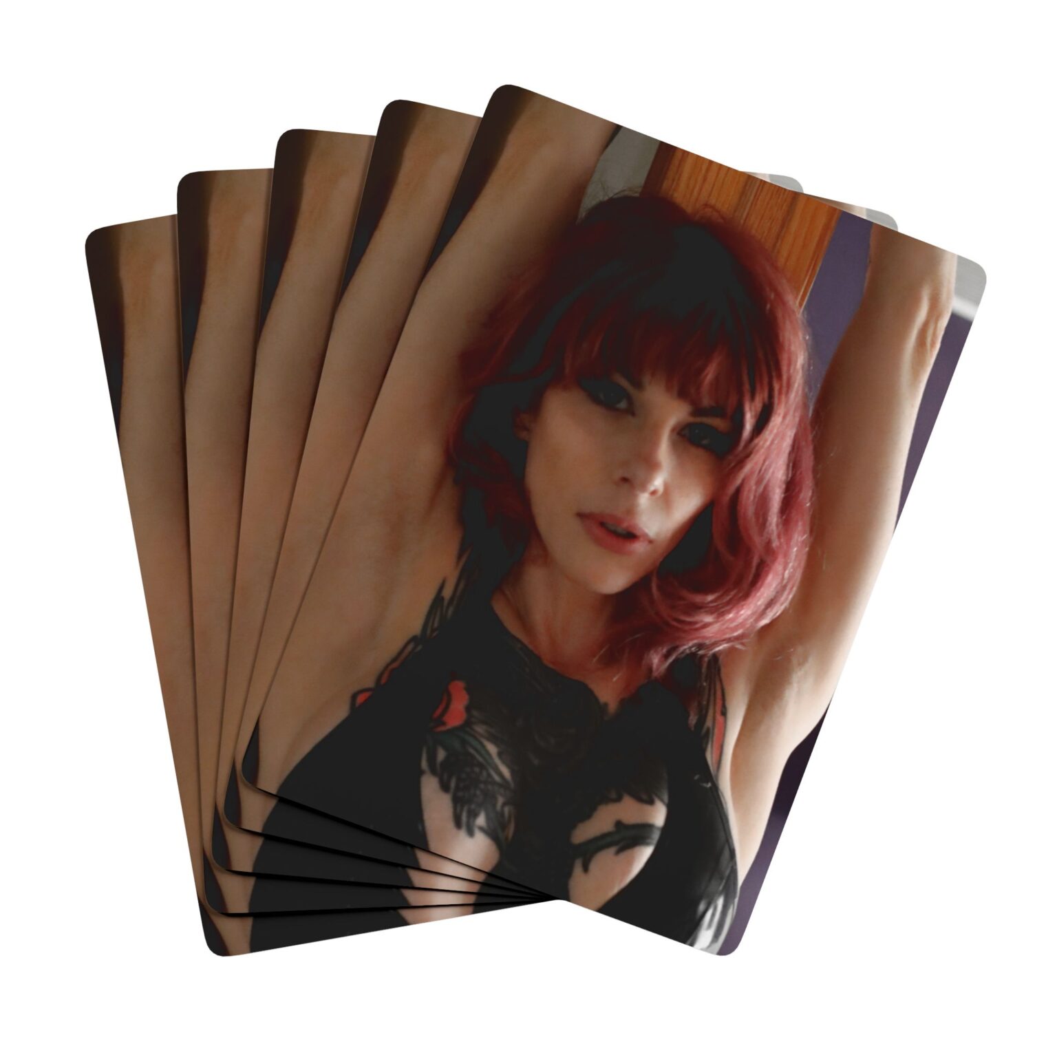 Raven Kali Crimson Playing Cards - Image 3