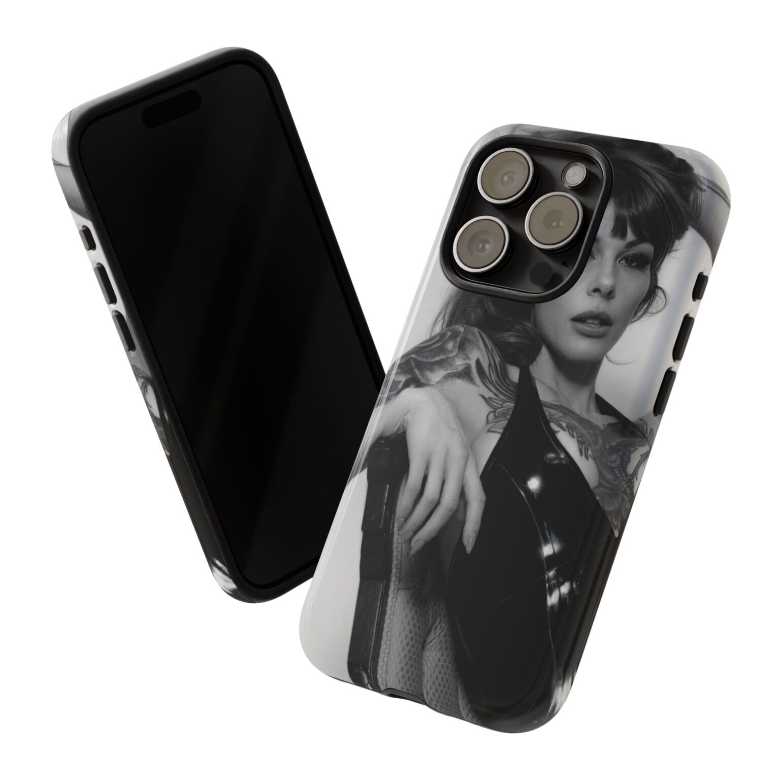 Raven Kali Latex Noir Tough iPhone Case - Image 3