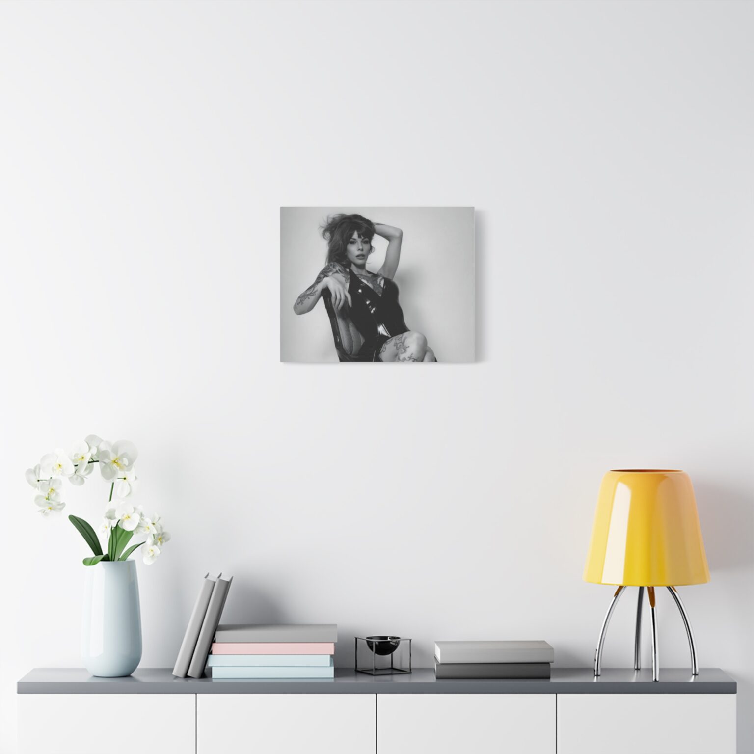 Raven Kali Latex Noir Canvas Print - Image 7
