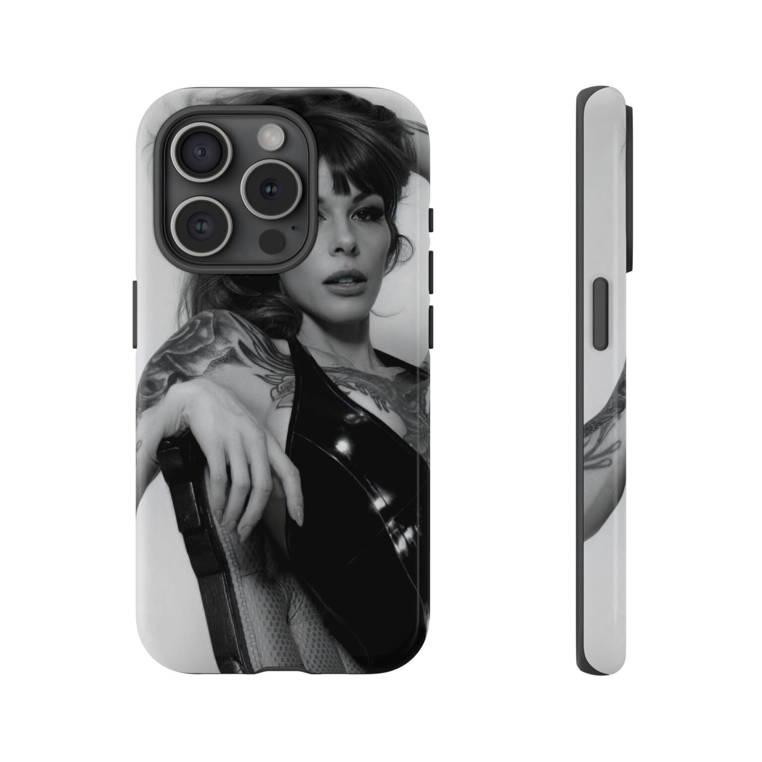 Raven Kali Latex Noir Tough iPhone Case - Image 2