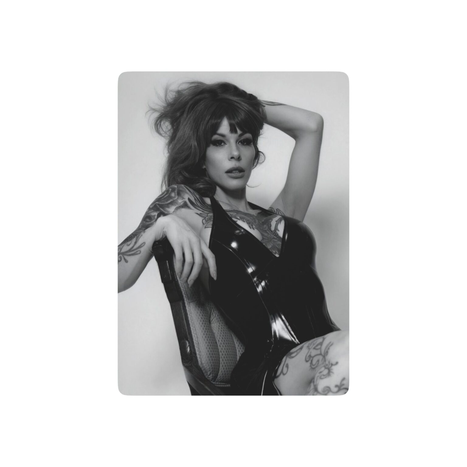 Raven Kali Latex Noir Playing Cards