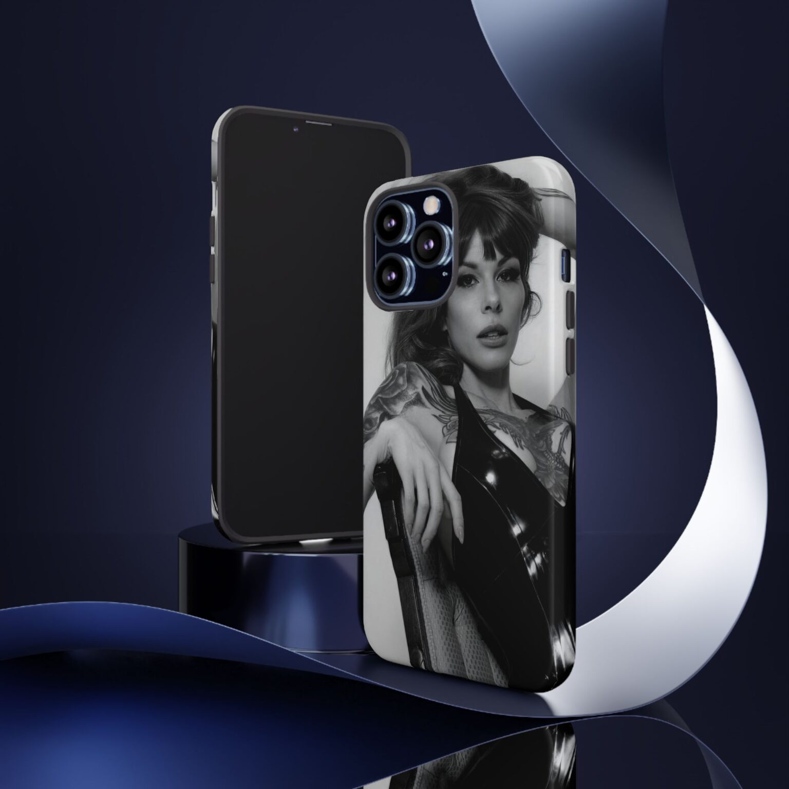 Raven Kali Latex Noir Tough iPhone Case - Image 55
