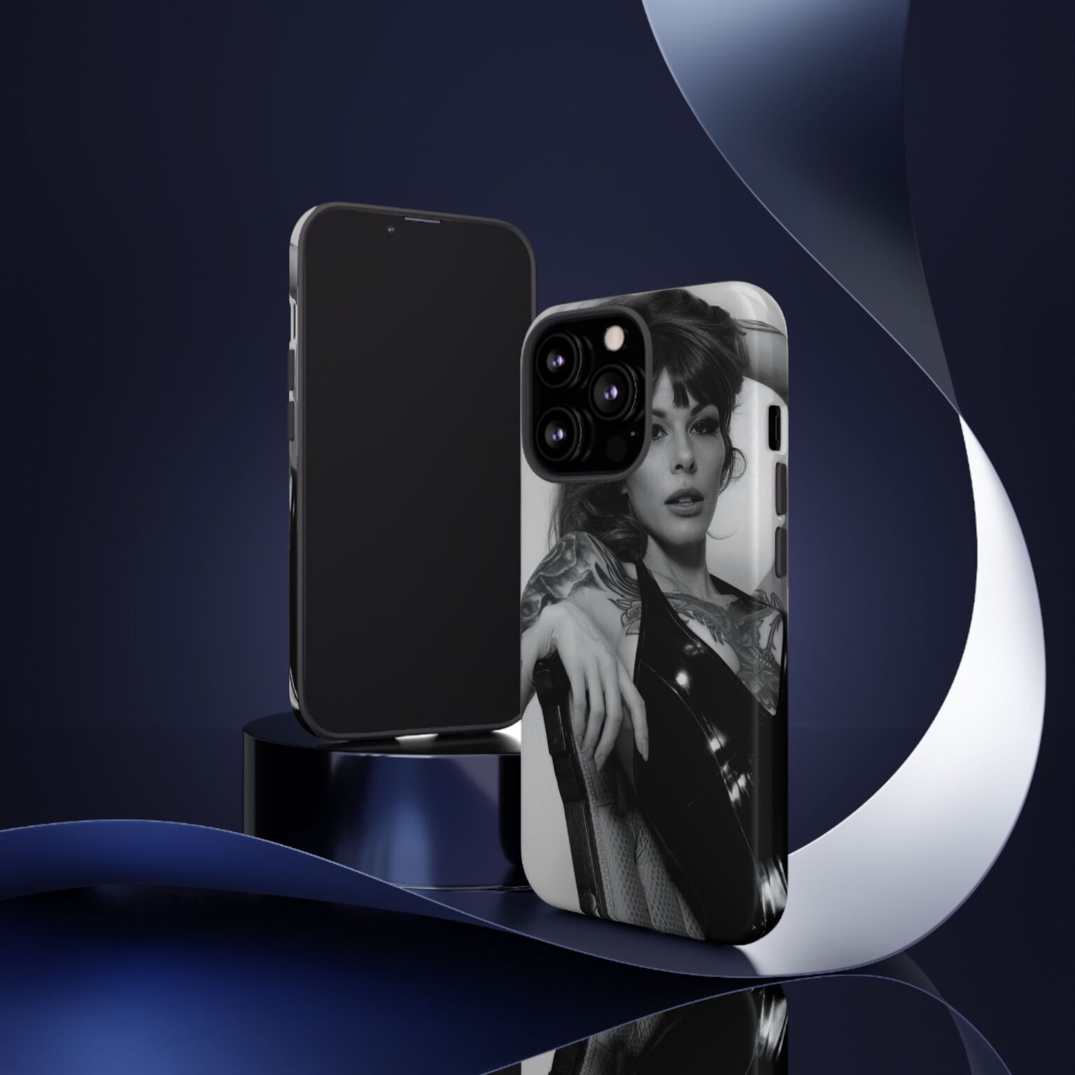 Raven Kali Latex Noir Tough iPhone Case - Image 59