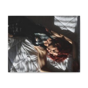 Raven Kali Latex & Light Canvas Print
