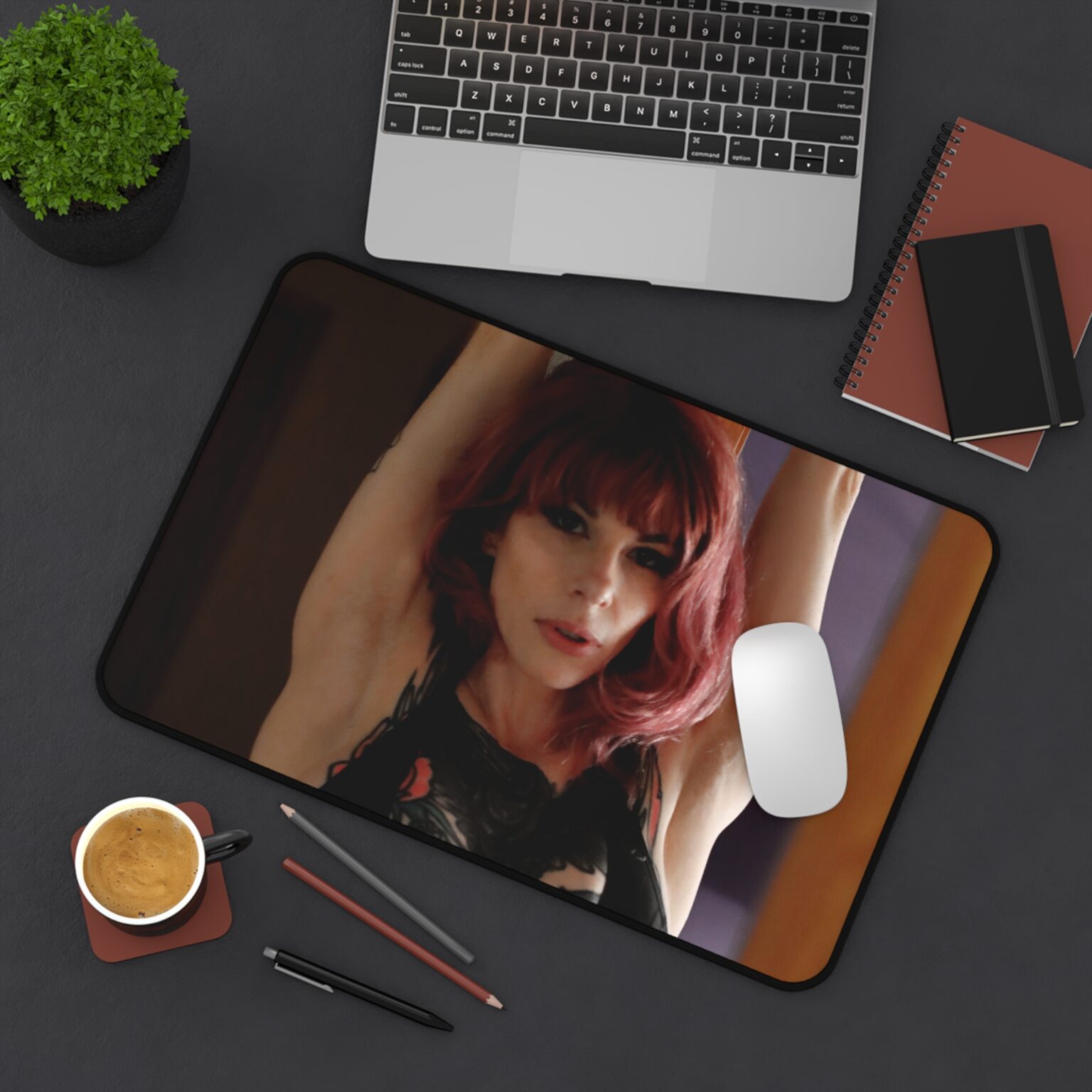Raven Kali Crimson Desk Mat - Image 4