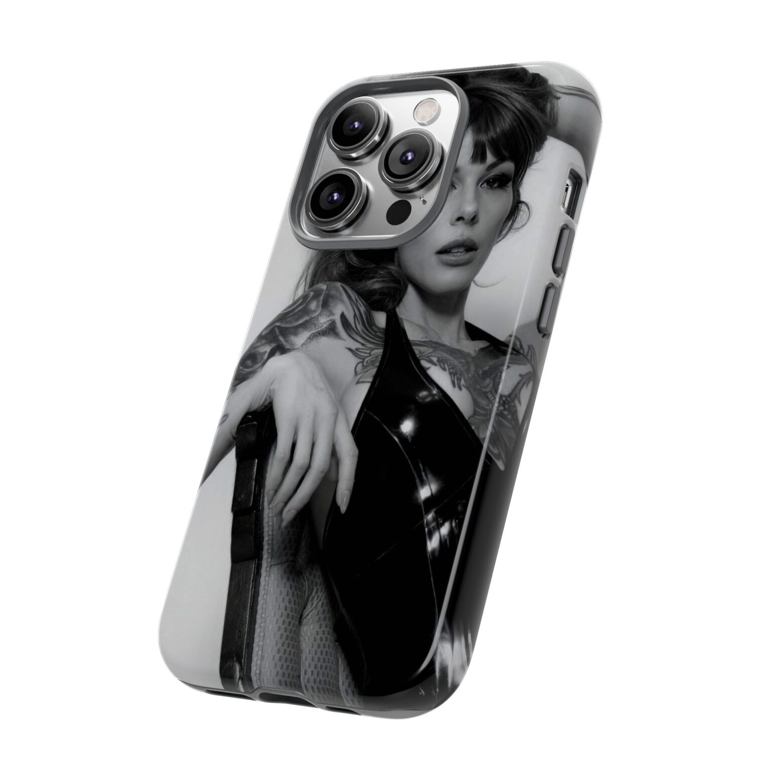 Raven Kali Latex Noir Tough iPhone Case - Image 6