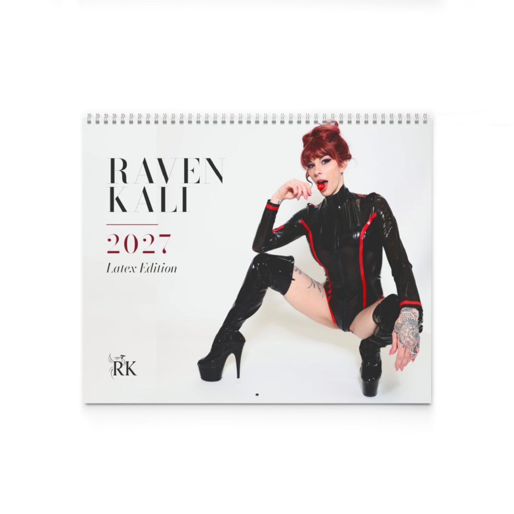 Raven Kali 2027 Wall Calendar: Latex Edition