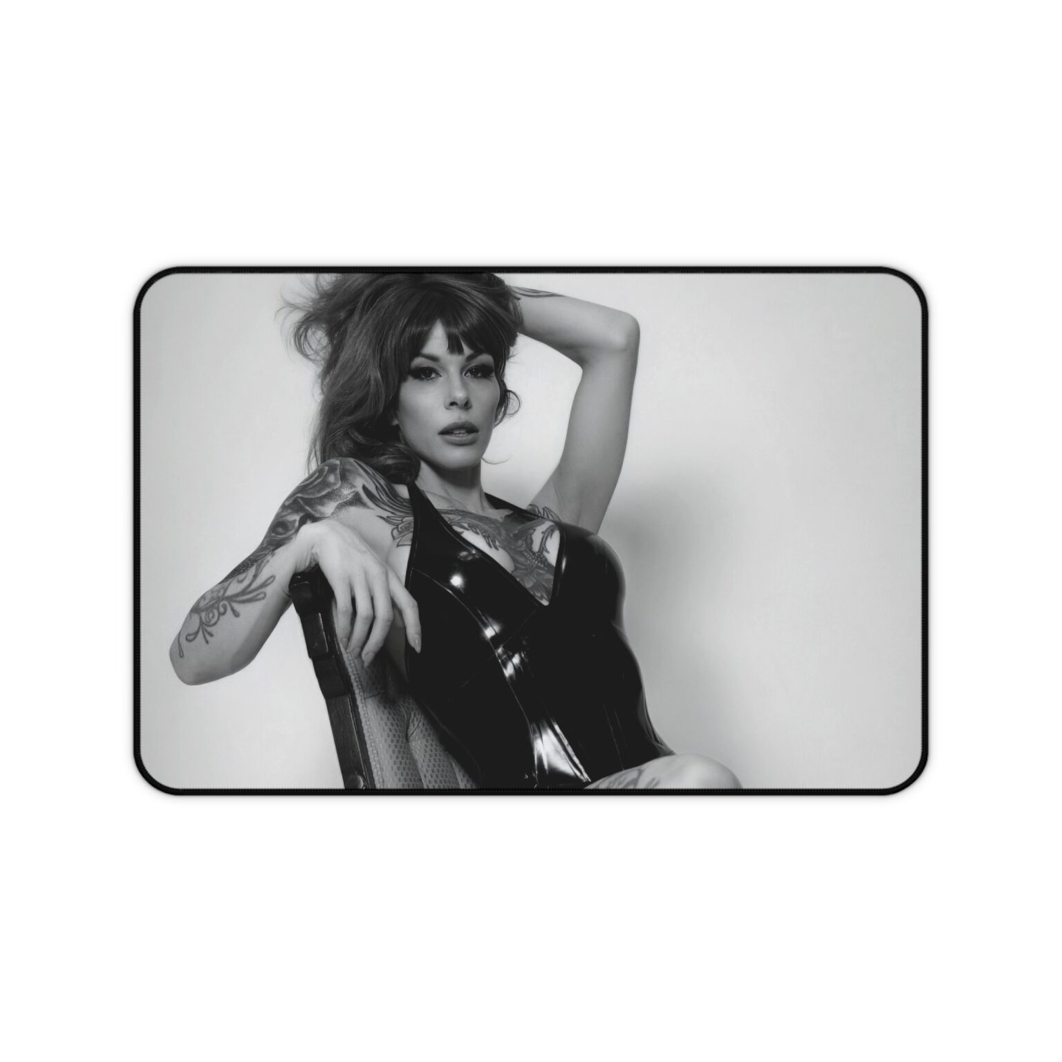 Raven Kali Latex Noir Desk Mat